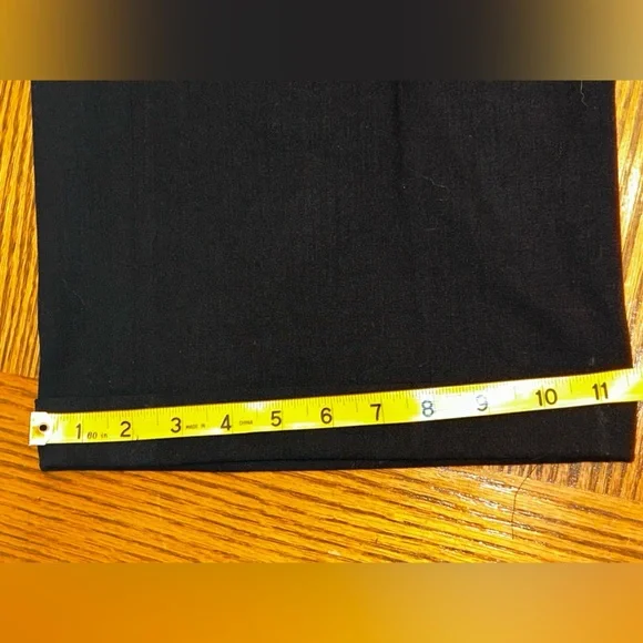 NWT Tahari Elegant Black Wide-Leg Cuff Zip Dress Pants Front Pockets Size 14 - Picture 7 of 12